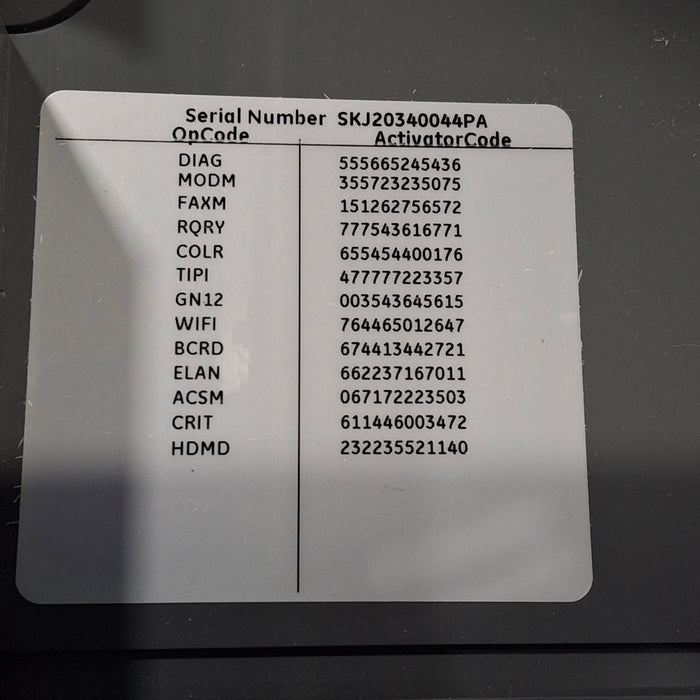 GE Healthcare GE Healthcare MAC 5500 HD ECG without CAM Module Cardiology reLink Medical