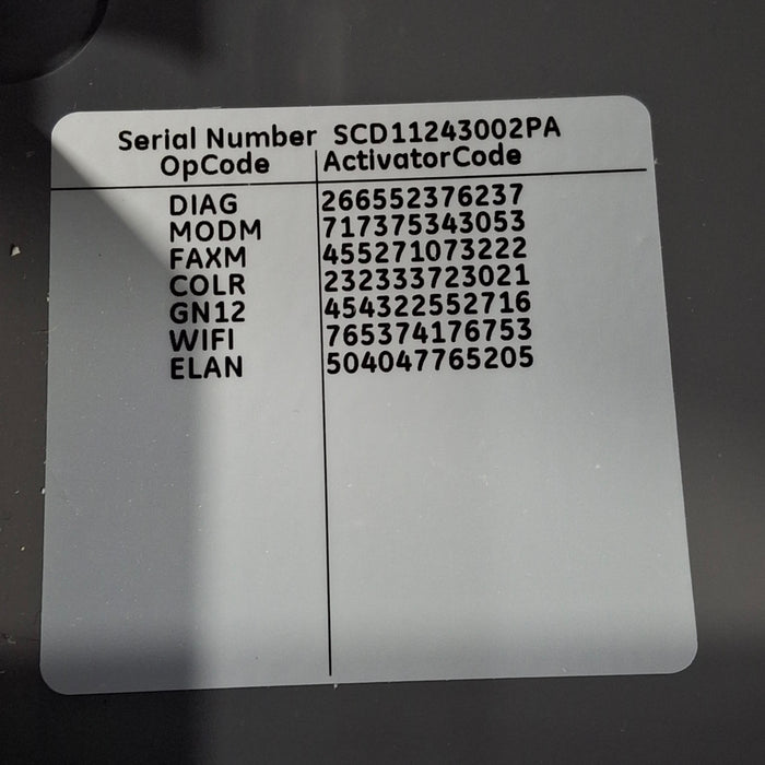 GE Healthcare GE Healthcare MAC 5500 ECG without CAM Module Cardiology reLink Medical