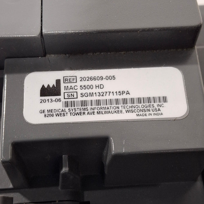 GE Healthcare GE Healthcare MAC 5500 HD ECG without CAM Module Cardiology reLink Medical