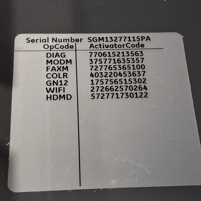 GE Healthcare GE Healthcare MAC 5500 HD ECG without CAM Module Cardiology reLink Medical