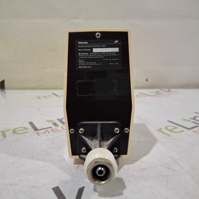 Ohmeda Medical Ohmeda Medical 200 Intermittent Suction Unit Respiratory reLink Medical