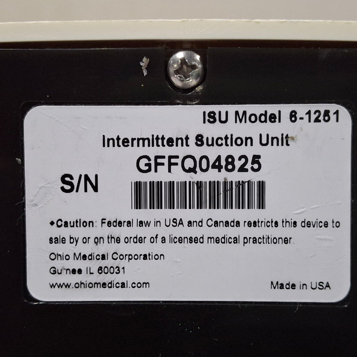 Ohmeda Medical Ohmeda Medical 200 Intermittent Suction Unit Respiratory reLink Medical