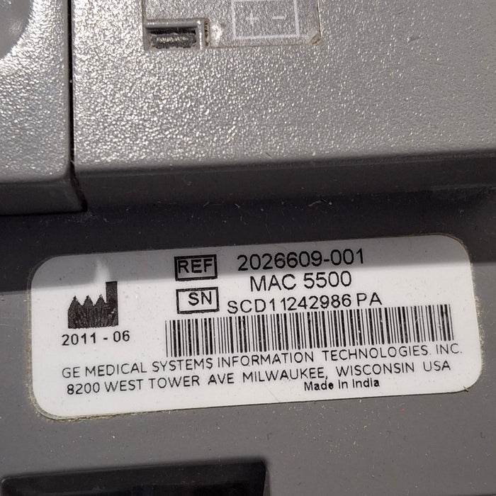 GE Healthcare GE Healthcare MAC 5500 ECG without CAM Module Cardiology reLink Medical
