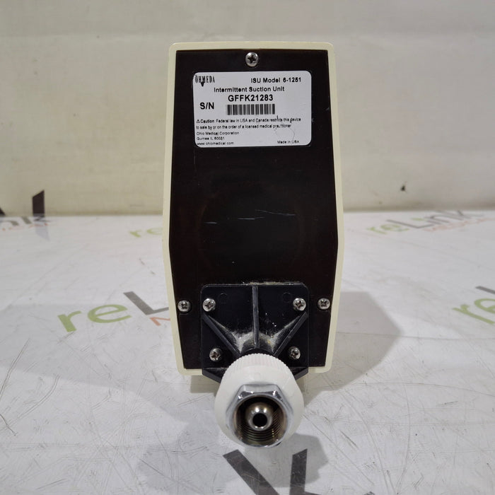 Ohmeda Medical ISU Model 6-1251 Intermittent Suction Unit