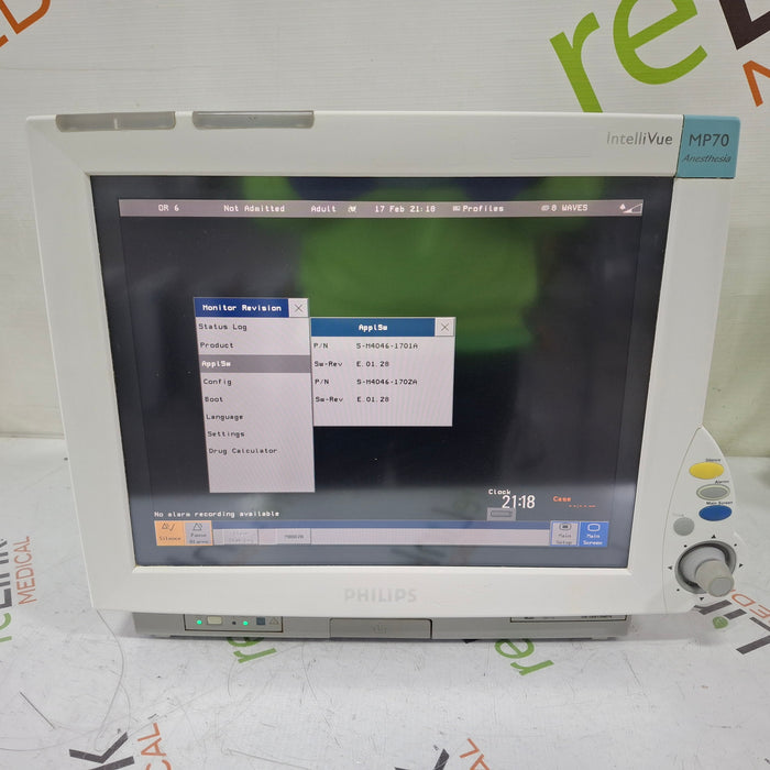 Philips Philips IntelliVue MP70 - Anesthesia Patient Monitor Patient Monitors reLink Medical