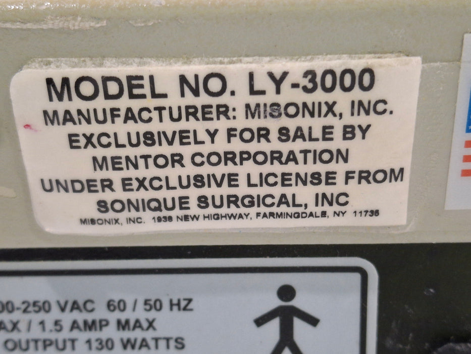 Lysonix 3000 Ultrasonic Liposuction System