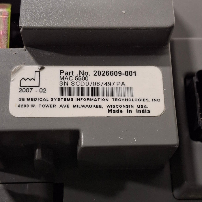 GE Healthcare GE Healthcare MAC 5500 HD ECG without CAM Module Cardiology reLink Medical