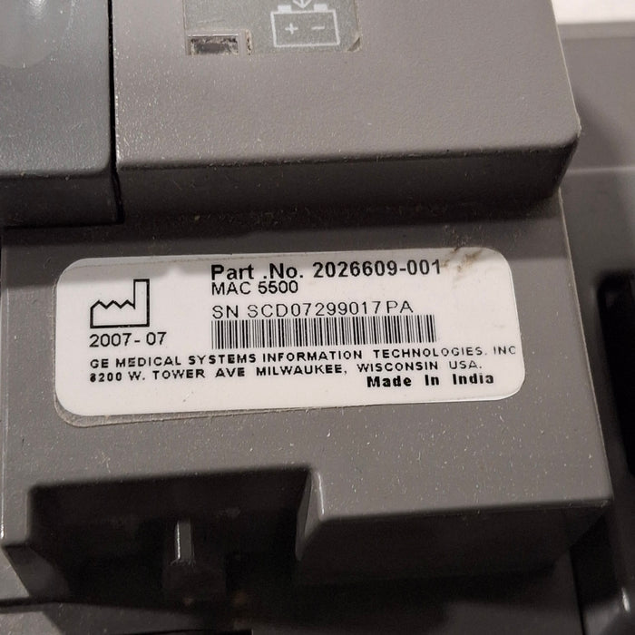 GE Healthcare GE Healthcare MAC 5500 ECG without CAM Module Cardiology reLink Medical