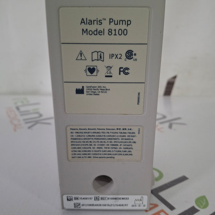 CareFusion Alaris 8100 LVP Infusion Pump Module