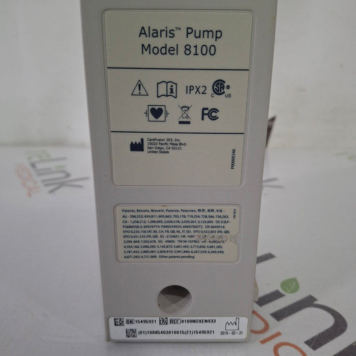 CareFusion Alaris 8100 LVP Infusion Pump Module