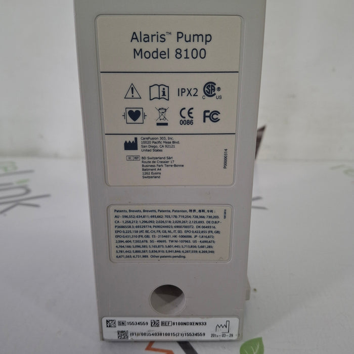 CareFusion CareFusion Alaris 8100 LVP Infusion Pump Module Infusion Pump reLink Medical