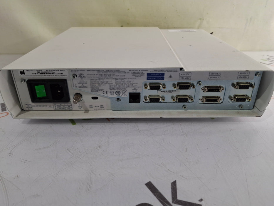 GE Healthcare Solar 8000i Patient Monitor