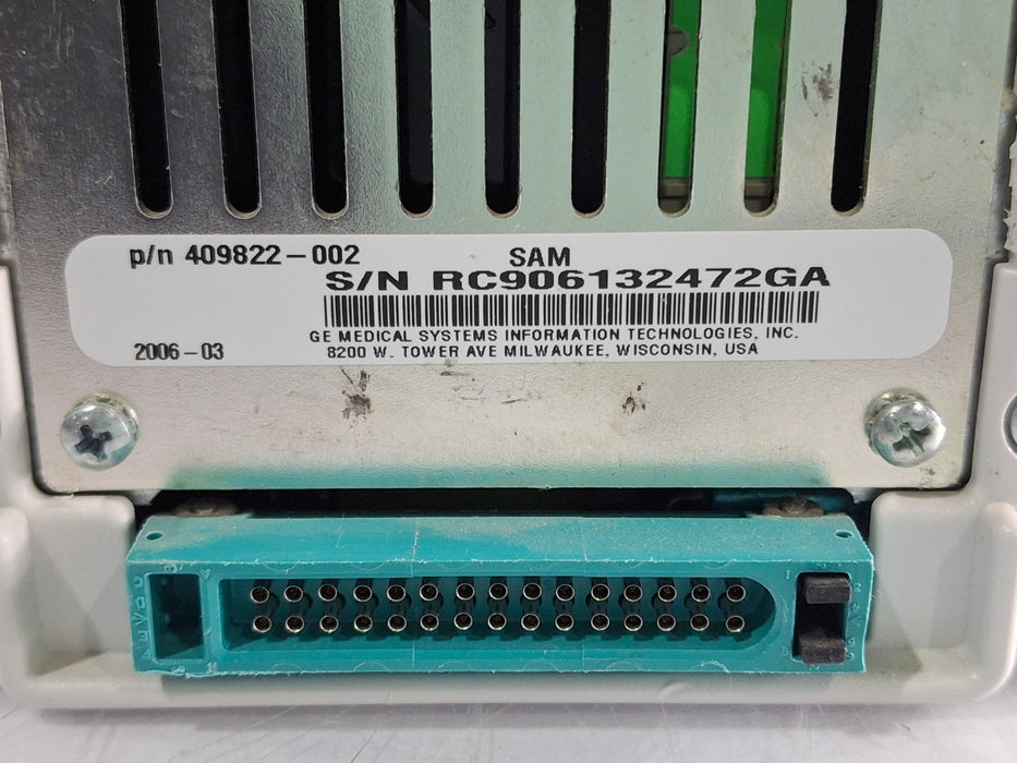 GE Healthcare SAM Smart Anesthesia Multi-Gas Module