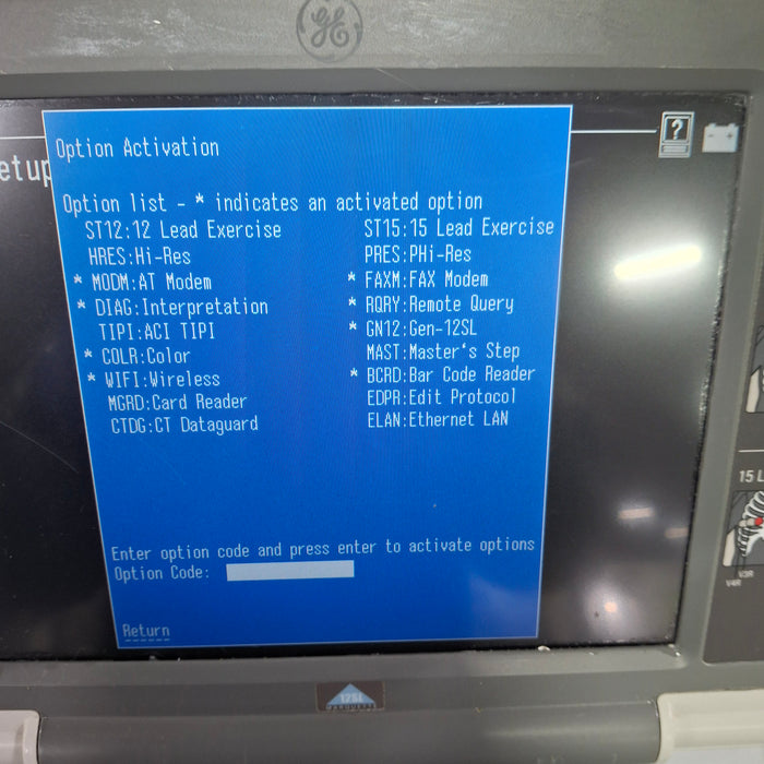 GE Healthcare GE Healthcare MAC 5500 ECG without CAM Module Cardiology reLink Medical