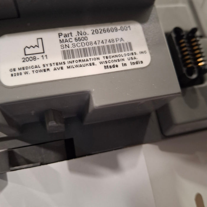 GE Healthcare GE Healthcare MAC 5500 ECG without CAM Module Cardiology reLink Medical