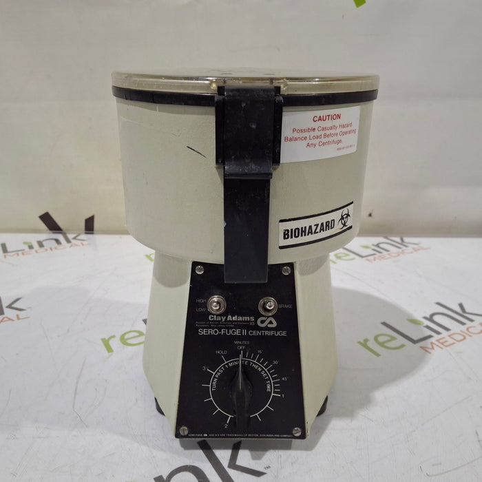 Clay Adams Clay Adams Sero-fuge II Centrifuge Centrifuges reLink Medical