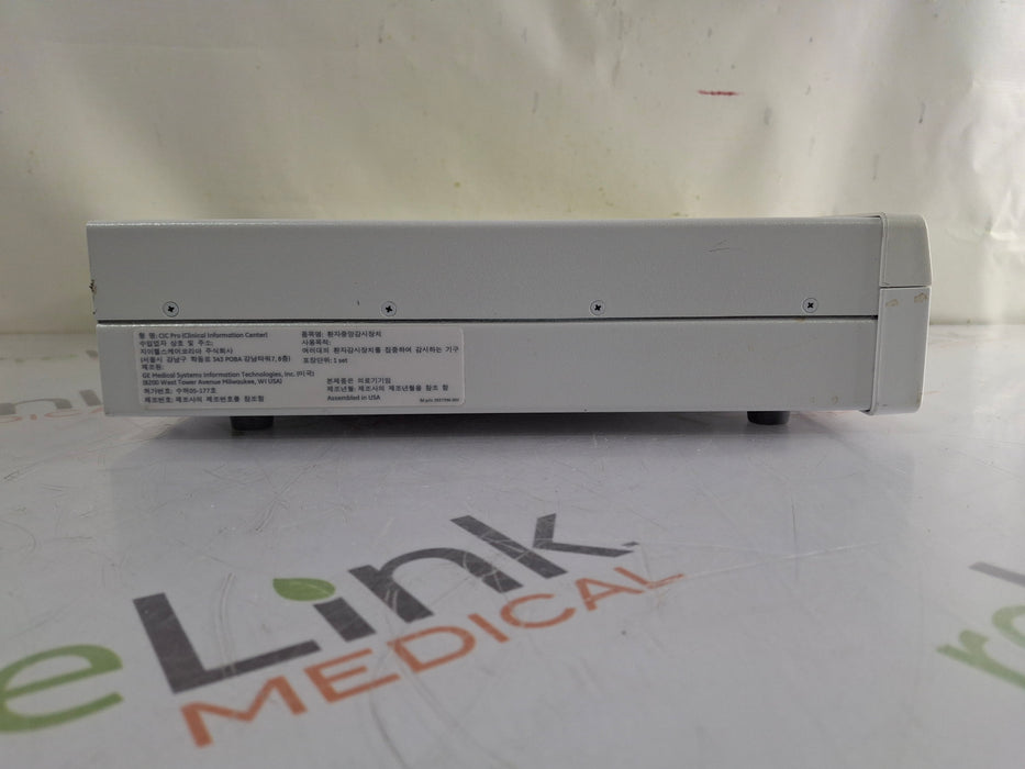 GE Healthcare GE Healthcare MP100D CIC Pro Carescape Central Station Patient Monitors reLink Medical