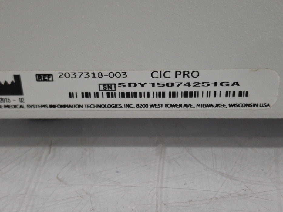 GE Healthcare MP100D CIC Pro Carescape Central Station