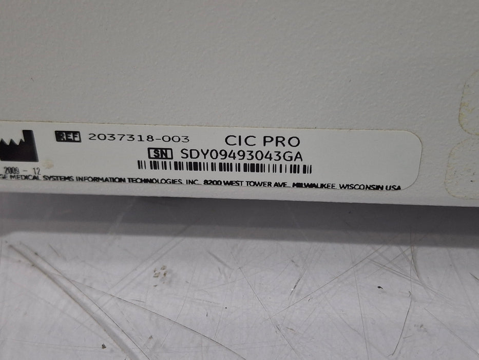 GE Healthcare MP100D CIC Pro Carescape Central Station