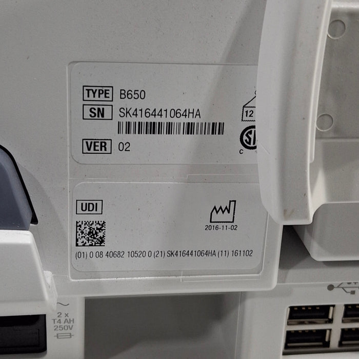 GE Healthcare Carescape B650 Patient Monitor