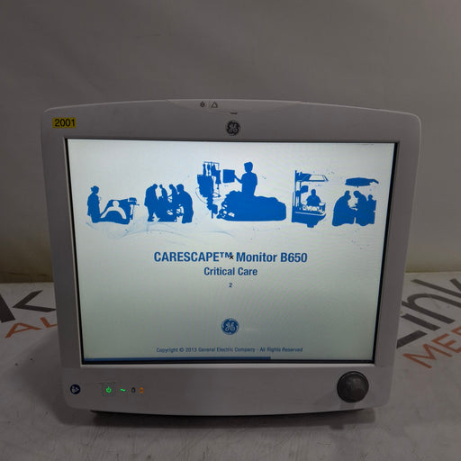 GE Healthcare GE Healthcare Carescape B650 Critical Care Patient Monitor Patient Monitors reLink Medical
