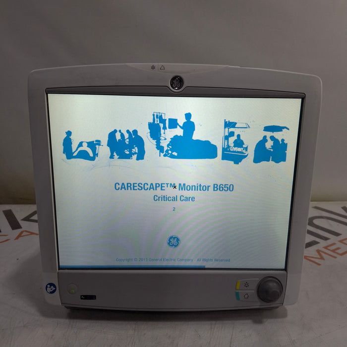 GE Healthcare GE Healthcare Carescape B650 Critical Care Patient Monitor Patient Monitors reLink Medical