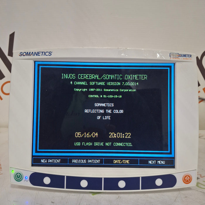Somanetics Invos 5100C Cerebral Oximeter Monitor