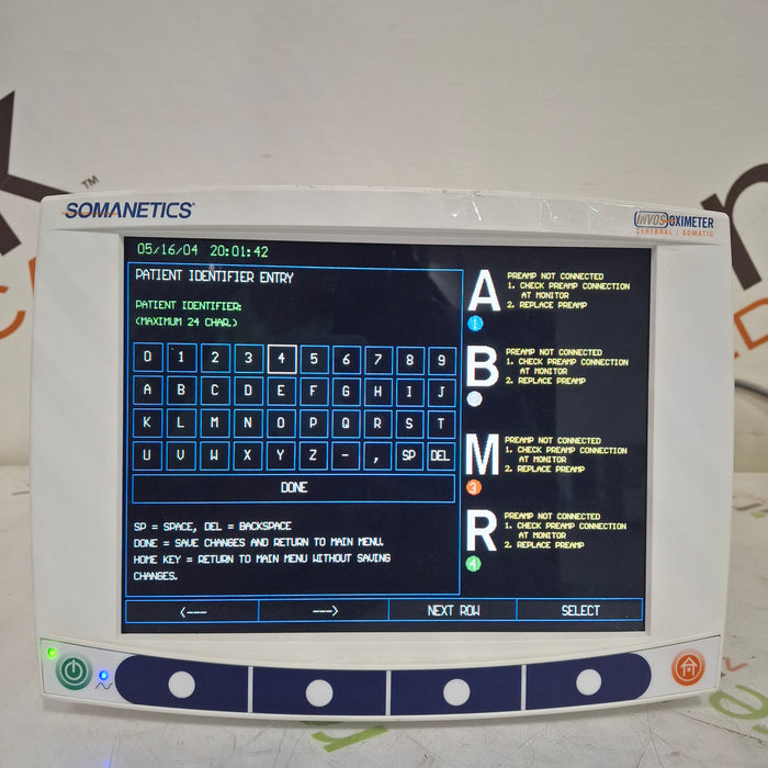 Somanetics Invos 5100C Cerebral Oximeter Monitor