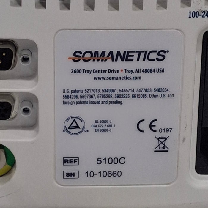 Somanetics Invos 5100C Cerebral Oximeter Monitor