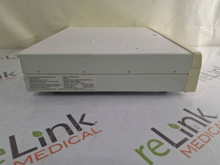 GE Healthcare GE Healthcare MP100D CIC Pro Carescape Central Station Patient Monitors reLink Medical