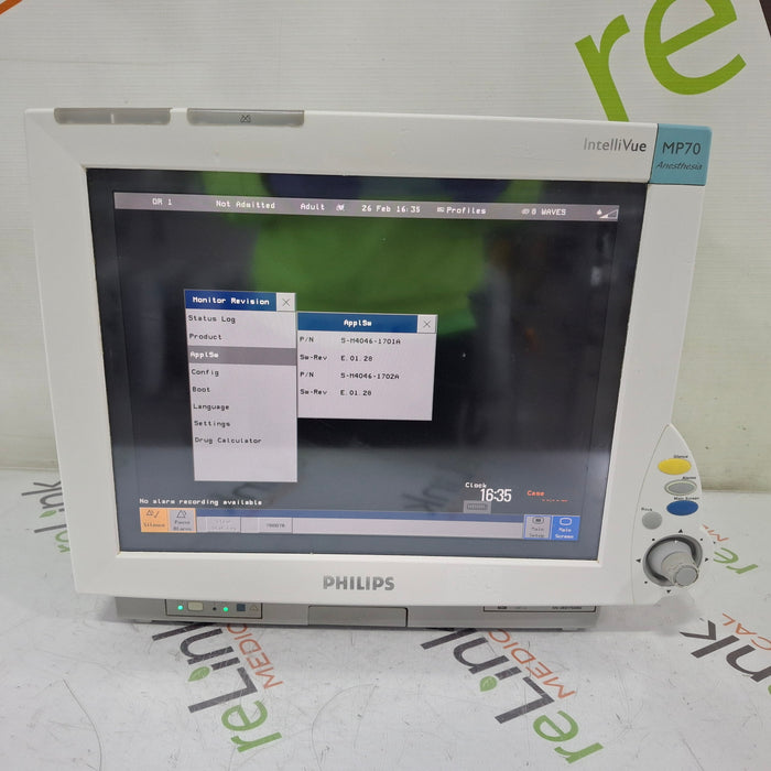 Philips IntelliVue MP70 - Anesthesia Patient Monitor