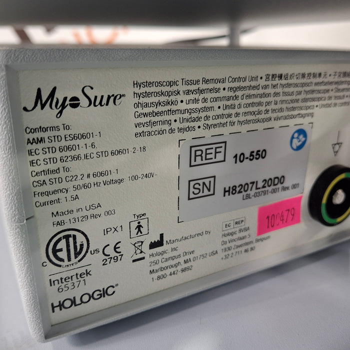 Hologic, Inc. Hologic, Inc. Aquilex Fluid Control System Surgical Equipment reLink Medical