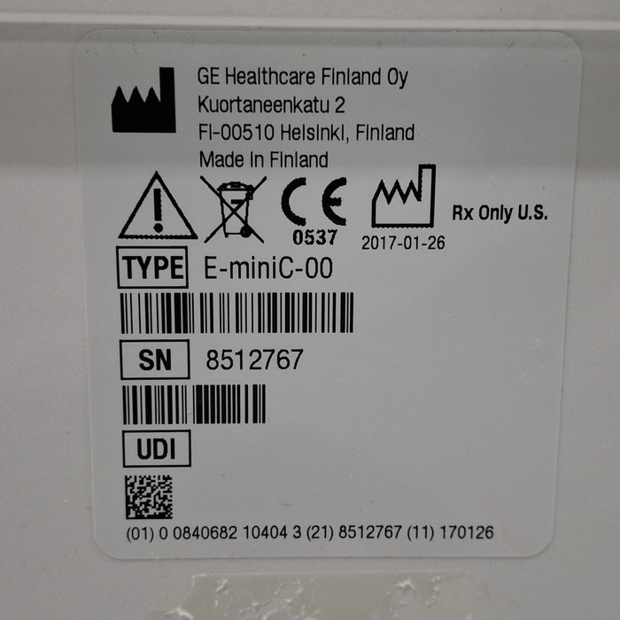 GE Healthcare GE Healthcare E-miniC-00 CO2 Module Patient Monitors reLink Medical