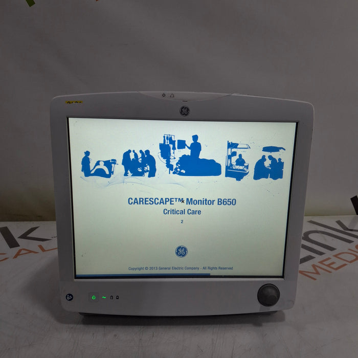 GE Healthcare GE Healthcare Carescape B650 Critical Care Patient Monitor Patient Monitors reLink Medical