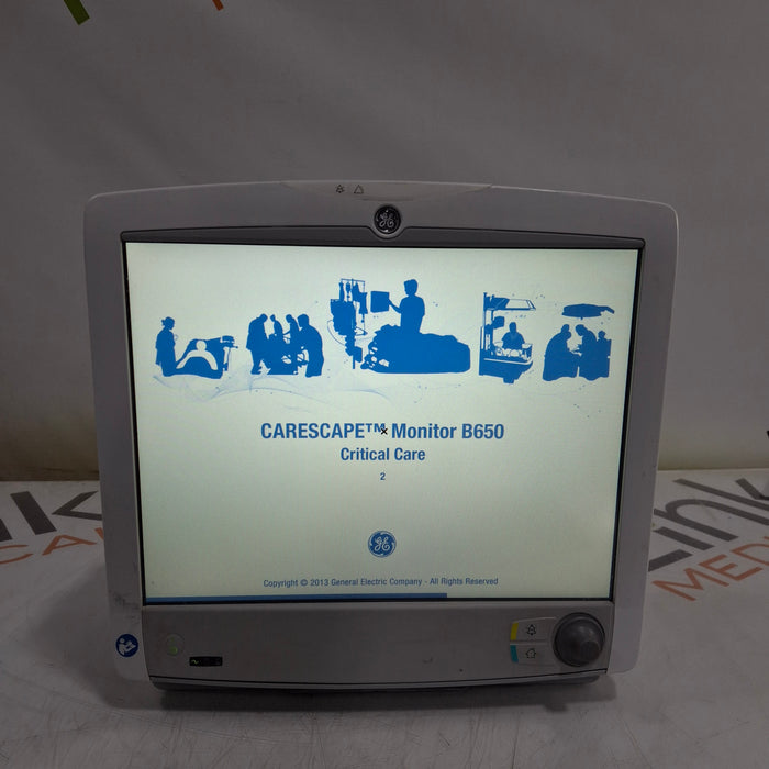 GE Healthcare GE Healthcare Carescape B650 Critical Care Patient Monitor Patient Monitors reLink Medical