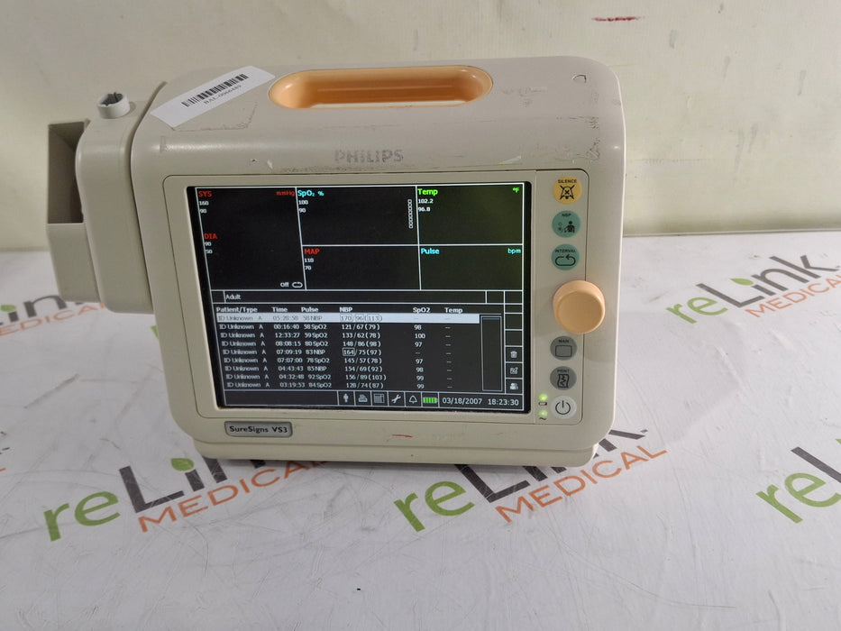 Philips Philips Suresigns VS3 Vital Signs Monitor Patient Monitors reLink Medical