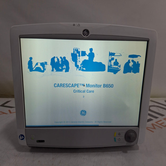GE Healthcare GE Healthcare Carescape B650 Critical Care Patient Monitor Patient Monitors reLink Medical