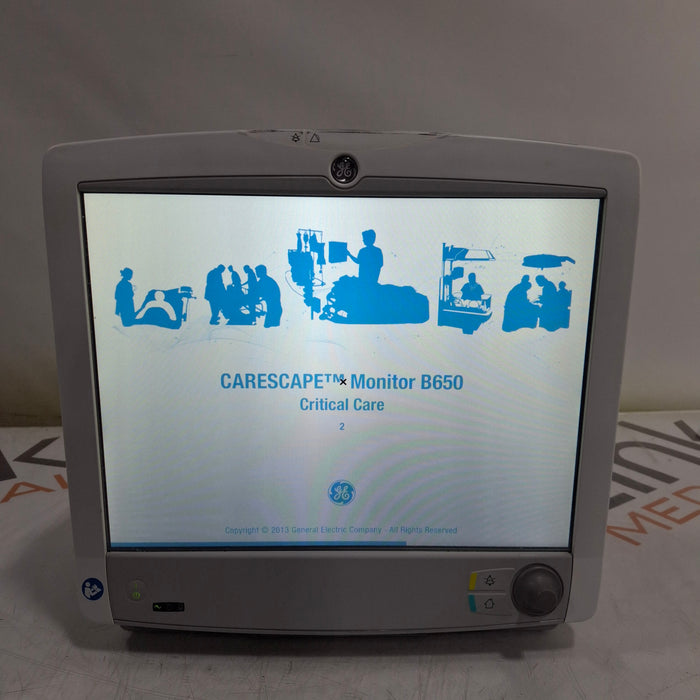 GE Healthcare GE Healthcare Carescape B650 Critical Care Patient Monitor Patient Monitors reLink Medical