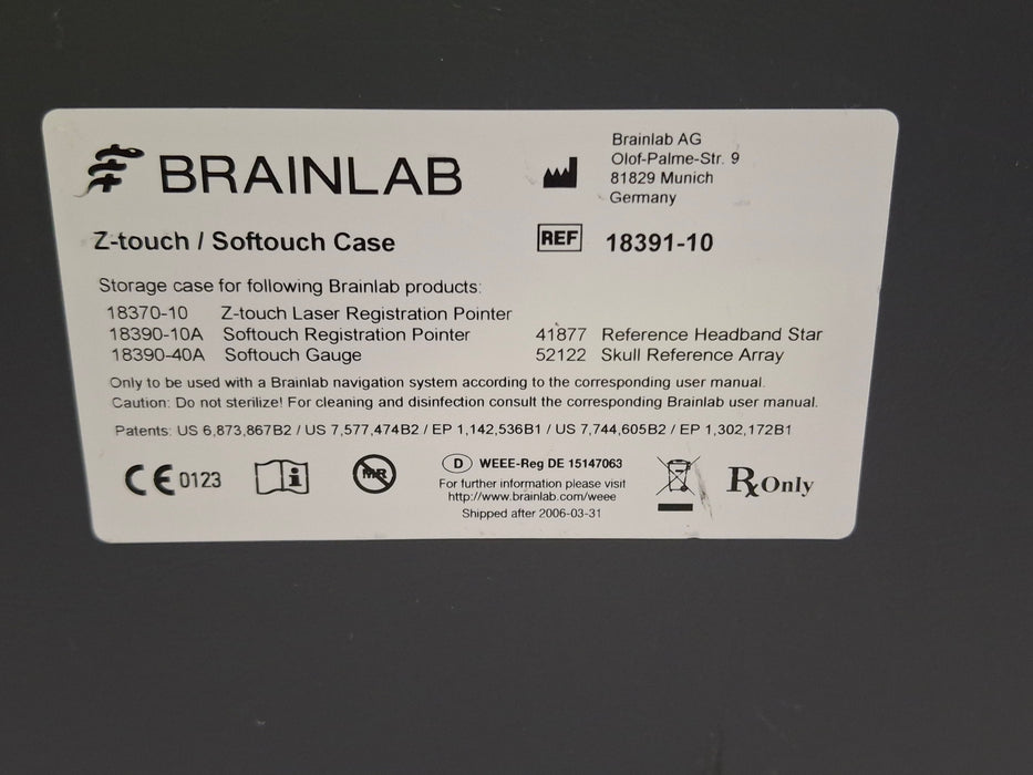 Brainlab, Inc. Brainlab, Inc. Z-Touch Laser Registration Pointer Surgical Equipment reLink Medical