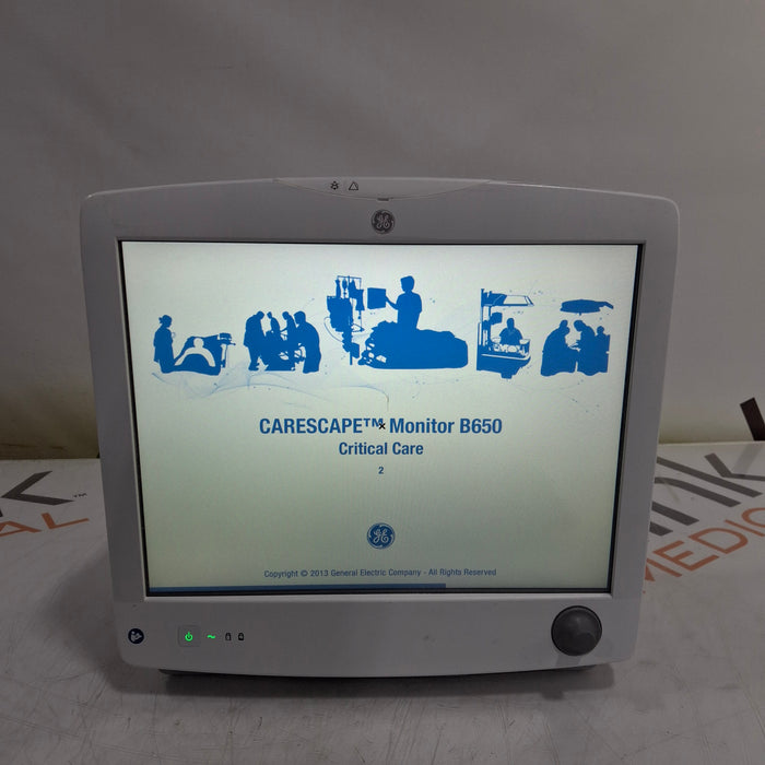 GE Healthcare GE Healthcare Carescape B650 Critical Care Patient Monitor Patient Monitors reLink Online