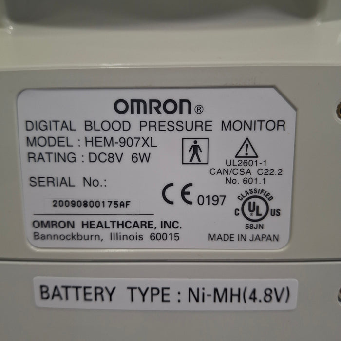 Omron Omron HEM-907XL Blood Pressure Monitor Patient Monitors reLink Medical