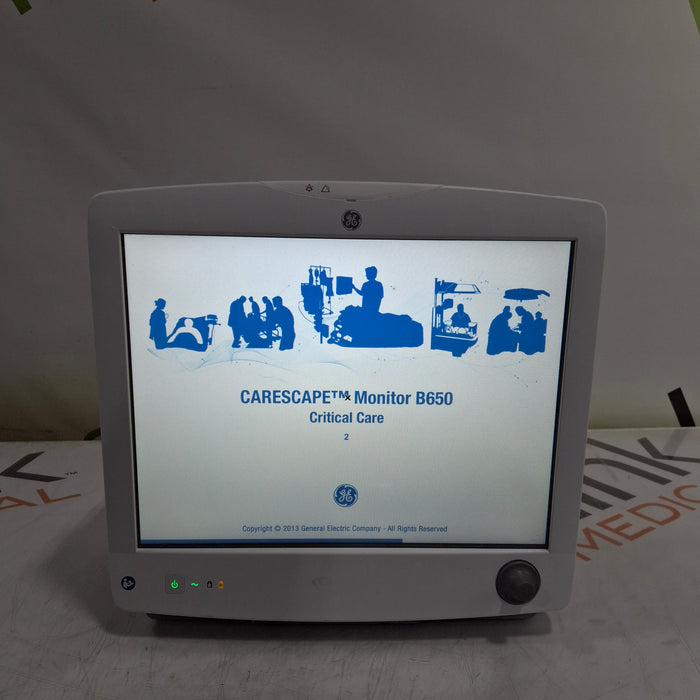 GE Healthcare GE Healthcare Carescape B650 Critical Care Patient Monitor Patient Monitors reLink Medical