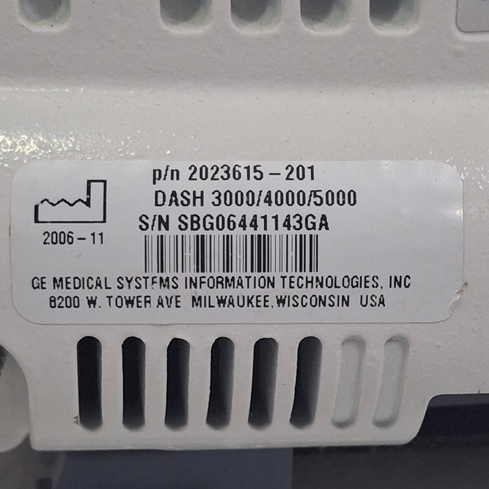 GE Healthcare Dash 4000 - GE/Nellcor SpO2 Patient Monitor
