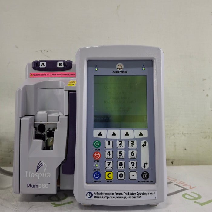 Hospira Hospira Plum 360 Infusion Pump Infusion Pump reLink Medical