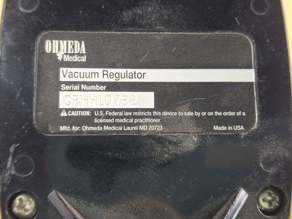 Ohmeda Medical Ohmeda Medical Vacuum Regulator Respiratory reLink Medical
