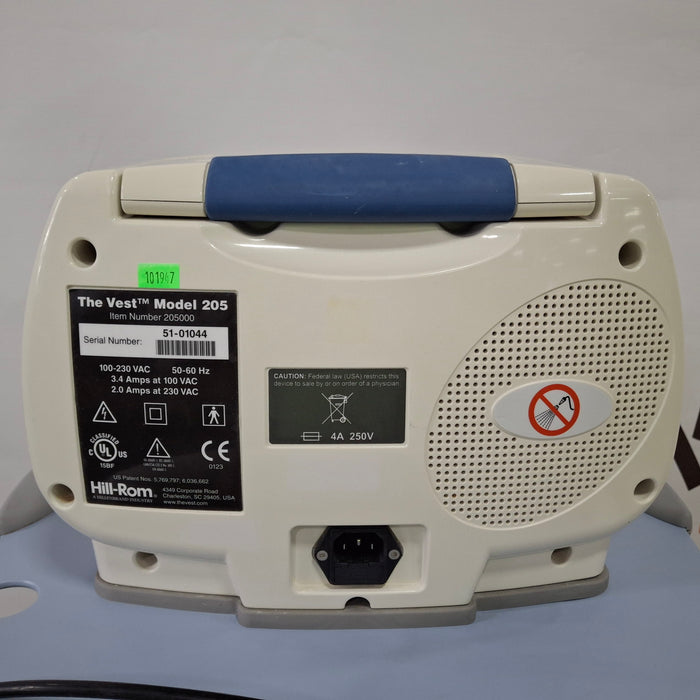 Hill-Rom Hill-Rom The Vest Airway Clearance System Model 205 Respiratory reLink Medical