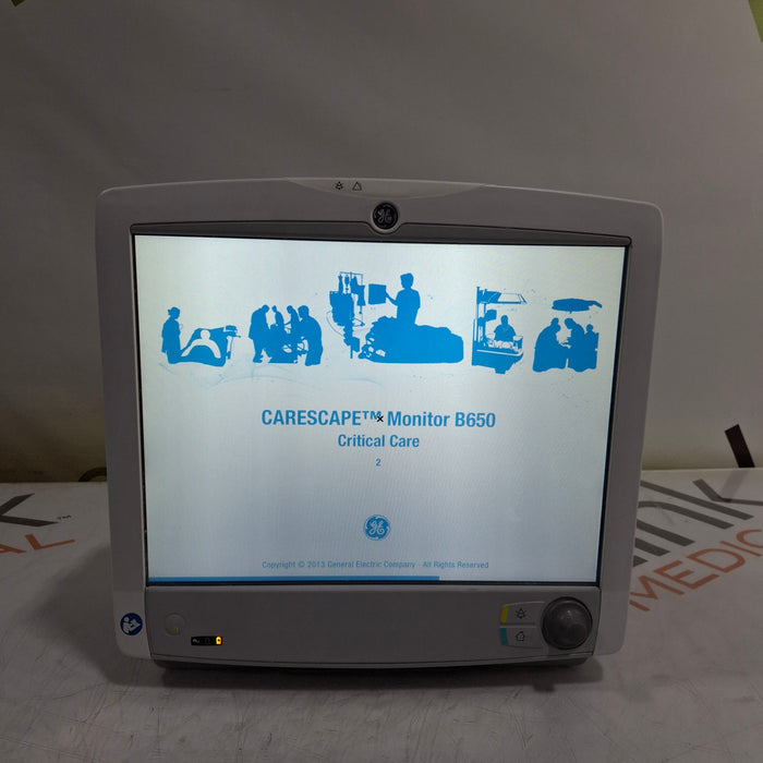 GE Healthcare GE Healthcare Carescape B650 Critical Care Patient Monitor Patient Monitors reLink Medical