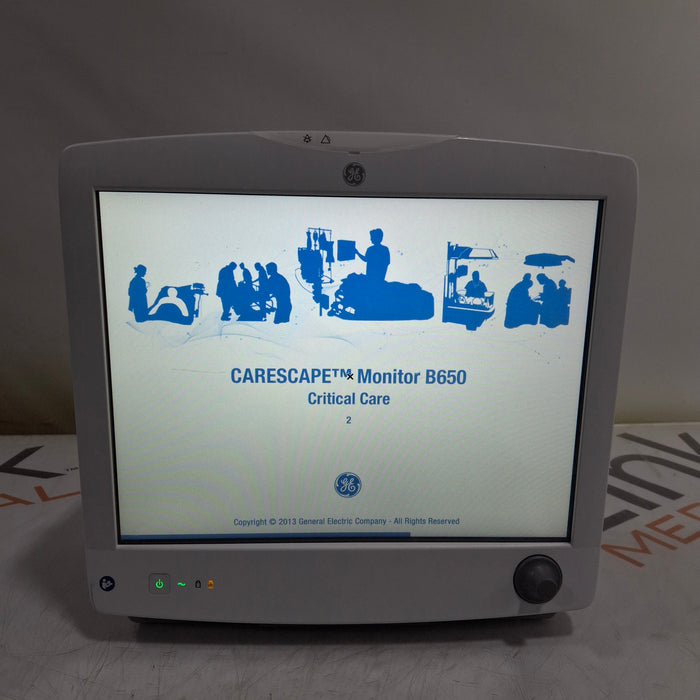 GE Healthcare GE Healthcare Carescape B650 Critical Care Patient Monitor Patient Monitors reLink Medical