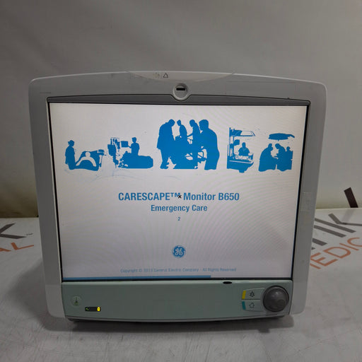 GE Healthcare GE Healthcare Carescape B650 Emergency Care Patient Monitor Patient Monitors reLink Medical