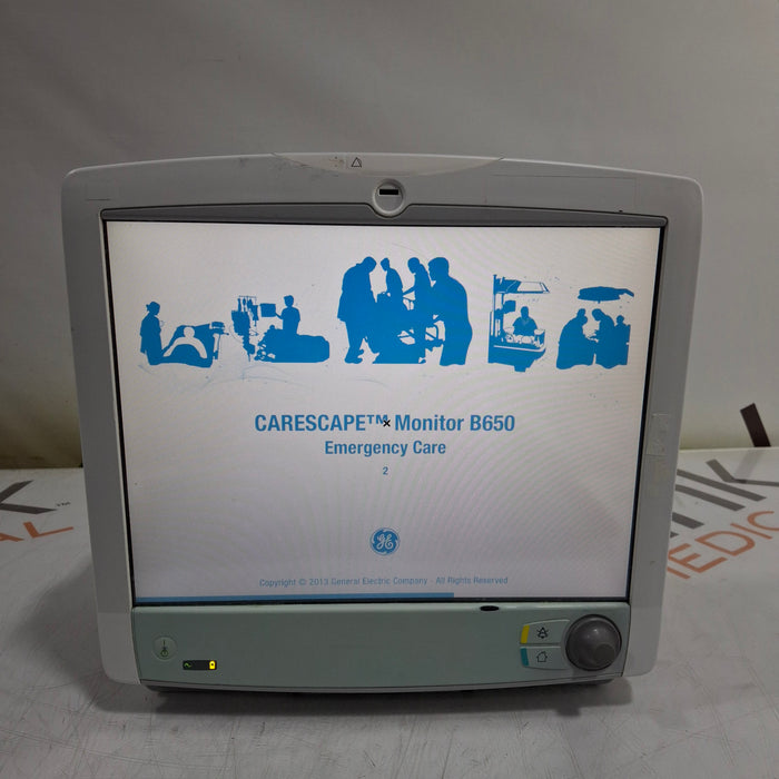 GE Healthcare GE Healthcare Carescape B650 Emergency Care Patient Monitor Patient Monitors reLink Medical